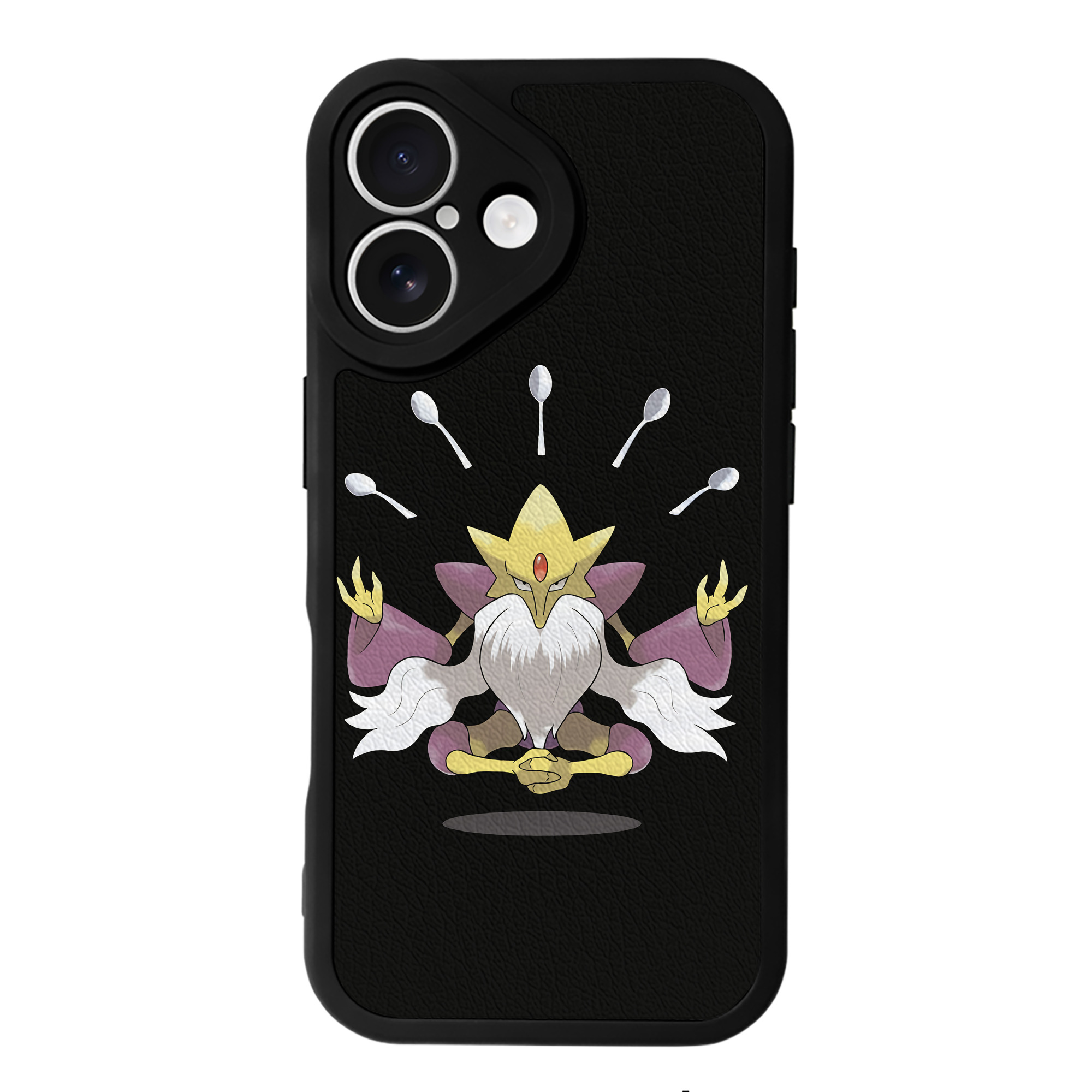 （画像用） ポケットモンスター Pokémon 【iPhone 16シリーズ対応】シリコンスマホケース（レザー調） 材質：シリコン